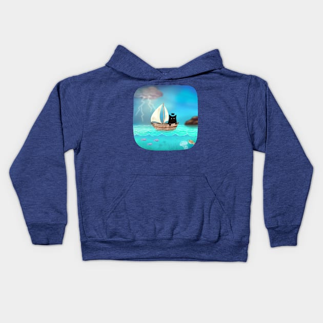 Shadow Tales: September Kids Hoodie by DearTreehouse